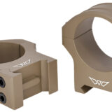 Warne 8502DE HyperLite Dark Earth Cerakote MagnaFusion Alloy 1" Tube Maxima/Weaver/Picatinny