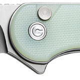 Civivi Knives C18062P-2 Elementum II EDC 2.96" Folding Drop Point Plain Satin Nitro-V Steel Blade, Natural G10 Handle