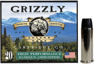 Grizzly Ammo GC44M16   44RemMag 300gr Wide Flat Nose Gas Check 20 Per Box/10 Case