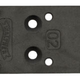 Walther Arms 5136209 Optic Plate Black Steel Fits Walther PDP 2.0