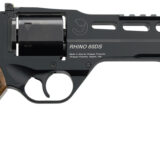 Chiappa Firearms CF340343 Rhino 60DS *CA Compliant 10mm Auto 6 Shot 6" Black Anodized Picatinny Rail/Vent Rib Barrel, Black Cylinder, Black Anodized Aluminum Frame w/Picatinny Rail, Walnut Grip