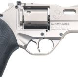 Chiappa Firearms 340.341 Rhino 30DS Small 10mm Auto 6 Shot 3" Black Anodized Picatinny Rail/Vent Rib Barrel, Black Cylinder Black Anodized Aluminum Frame w/Picatinny Rail, Walnut Grip