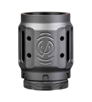 SilencerCo AC5451 Charlie MAAD Brake 2.0 Black Anodized Aluminum 2.23" OAL 1.68" Diameter