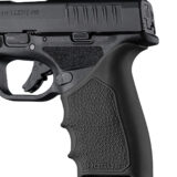 Hogue 18320 Grip Sleeve Handall Beavertail Black Rubber