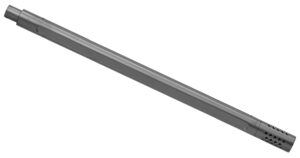 True Precision Inc TP1022BBLA TP/22 16" Compensated Stealth Gray 416R Stainless Steel Barrel Fits Ruger 10/22