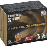 Federal P32HRHSD1 Hydra-Shok Deep  32H&RMag 85gr Jacketed Hollow Point 20 Per Box/10 Case