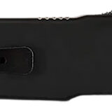 Templar Knife XMCABK121 Excalibur Money Clip 1.90" OTF Dagger Plain Black Oxide Stonewashed Powder Coated D2 Steel Blade, 3.38" Black Anodized Aluminum Handle