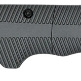 Templar Knife Cali Auto Assist 1.90" Folding Drop Point Plain Cali D2 Steel Blade, 3.56" Gunmetal Anodized Aluminum Handle
