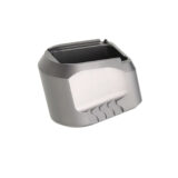 Tyrant CNC TDMPMAGEXFSGREY Magazine Extension Fits S&W M&P 9/40 5rd Compatible w/ Full-Size M&P 1.0/2.0 frames Grey Aluminum