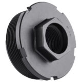 Dead Air LT311 HUB Direct Thread Mount M18X1 4140 HT Alloy Steel Black Nitride