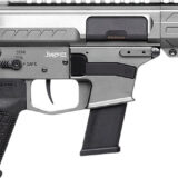 CMMG 45A890FTNG Banshee FE MkG 45 ACP 13+1 8" Black Nitride Threaded Barrel, M-LOK Handguard, Titanium Cerakote Aluminum Receiver w/Picatinny Rail, Black Polymer CMMG RipBrace, CMMG Zeroed Grip