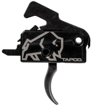 Tapco TAP22034 Rifle Trigger Black Curved Trigger Single-Stage Fits AR-15