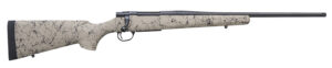 Howa HHSSL308TAN 1500 Superlite Gen2 Full Size 308 Win 3+1 20" Black Threaded Barrel, Matte Blue Steel Drilled & Tapped Receiver, Tan w/Black Webbing HS Precision Synthetic Stock, Right Hand