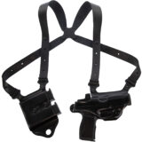 Galco MCII894RB Miami Classic II Shoulder System Shoulder Fits Chest Up To 56"/Sig P365 X Macro Black Steerhide Right Hand