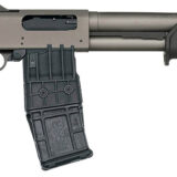Mossberg 50221 590M 12 Gauge 10+1 18.50" Tungsten Gray Cerakote Barrel & Steel Drilled & Tapped Receiver, Magpul SGA Black Synthetic Stock