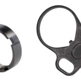 White Label Armory WLA-BUF-7008-01  End Plate Kit Ambidextrous Black Aluminum/Steel AR-15