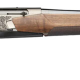 Browning 039009211 BAR MK4 Medallion 243 Win 4+1 22" Polished Blued Fluted Barrel, Satin Nickel Engraved Aluminum Alloy Drilled & Tapped Receiver, Grade III Turkish Walnut Adj Shim Stock