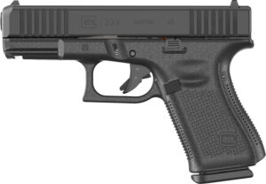 Glock PV2350203 G23 V 40 S&W 13+1 4.02" Black GMB Barrel, Black nDLC Steel Serrated Slide, Black Polymer Frame w/Accessory Rail, Interchangeable Backstrap Grip, Ambidextrous