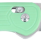 CRKT 7170B SERO EDC 3.02" Folding Plain TiNi S35VN SS Blade, Aqua Textured GRN Handle