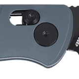 CRKT K430GKP Counterpart EDC 3.38" Folding Drop Point Plain Black Oxide 12C27 Sandvik SS Blade, Gray Textured GRN Handle