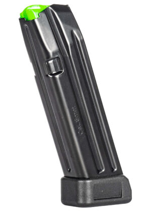 Mec-Gar MGG172003A Glock 17 20rd Extended 9mm Luger, Black Carbon Steel w/Black Floorplate