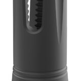 Breek Arms BRK4319 Scorch 3-Prong Flash Hider Black Nitride Steel 5/8"x24 Threads 9mmLuger Compatible w/ Breek-LOK 3QD