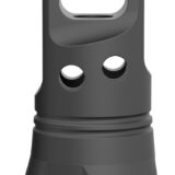 Breek Arms BRK4331 Echo Single Port Muzzle Brake Black Nitride Steel 5/8"x24 Threads 30 Cal Compatible w/ Breek-LOK 3QD