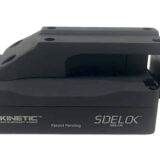 Kinetic Development Group SID5-220 Sidelock Trijicon MRO Mount Black Aluminum Compatible w/ Trijicon MRO/Trijicon MRO Patrol/Burris RT-1X