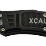 Xcaliber Knife Company 380 ACP Small 2.75" OTF Part Serrated Black 440C SS Blade, 3.91" Steel Handle