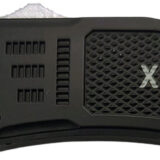 Xcaliber Knife Company 40 Cal Medium 3.25" OTF Tanto Part Serrated 440C SS Blade, 4.64" Steel Handle