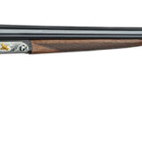 F.A.I.R. FRISSL2028 Iside Select 20 Gauge Break Open 2rd 28" Black Side By Side Barrel, Polished Silver w/Gold Inlay Receiver, English Style Oiled Walnut Stock, Technichoke XP50 Choke System