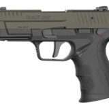 Retay USA RXP22BLKODSL13TH RXP 22 LR 13+1 4" Threaded Barrel, OD Green Cerakote Optic Ready/Serrated Slide, Black Cerakote Polymer Frame w/Accessory Rail, RMR/RMSc Footprint