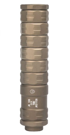 Jk Armament JK105CCX9FDE CCX 9mm Luger 1.05" Flat Dark Earth 1/2"x28