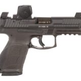 HK 81001348 VP9A1 K w/Optic Compact Frame 9mm Luger 15+1 4.09" Black Barrel, Black Steel Serrated w/Optic Slide, Black Polymer Frame w/Picatinny Rail, Interchangeable Backstrap Grip, Vortex CCW