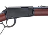 Henry H001R22M Classic Carbine 22 WMR 10+1 16.50" Blued Round Barrel, Black Aluminum Grooved Receiver, American Walnut Straight Grip Stock