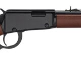 Henry H001Y22M Classic Youth 22 WMR 10+1 16.50" Blued Barrel, Black Aluminum Grooved Receiver, American Walnut Straight Grip Stock