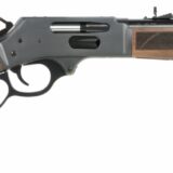 Henry H009PGR360 Protector Carbine 360 Buckhammer 4+1 16.50" Blued Threaded Barrel, Blued Steel Drilled & Tapped Receiver, American Walnut Fixed w/Pistol Grip Stock