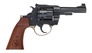 Henry H016GDA Golden Boy 22 S/L/LR 10 Shot 4" Blued Round Barrel, Blued Cylinder, Blued Polished Steel Frame, American Walnut Gunfighter Grip, Exposed Hammer