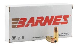 Barnes Bullets 32528 9mmLuger 115gr Semi Jacketed Hollow Point 20 Per Box/10 Case