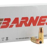 Barnes Bullets 32529 9mmLuger 124gr Semi Jacketed Hollow Point 20 Per Box/10 Case