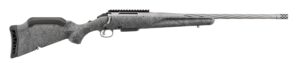 Ruger 46991 American II 350 Legend 5+1 20" Gun Metal Gray Cerakote Spiral Threaded Barrel, Gun Metal Gray Cerakote Alloy Steel Drilled & Tapped Receiver, Gray Splatter Adj LOP Synthetic Stock