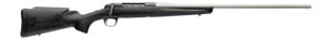 Browning 036118211 X-Bolt 2 Western Hunter Special Full Size 243 Win 4+1 22" Matte Stainless Threaded Barrel, Matte Stainless Steel Drilled & Tapped Receiver, Black Adj Comb Synthetic, Stock Right Han