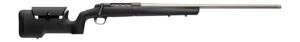 Browning 036120218 X-Bolt 2 Special Max LR Full Size 308 Win 4+1 22" Matte Stainless Heavy Sporter Threaded Barrel, Matte Stainless Stainless Steel Drilled & Tapped Receiver, Black Adjustable Max Synt