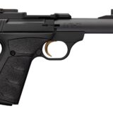 Browning 051608490 Buck Mark Micro Bull SR 22 LR 10+1 4.40" Matte Black Threaded Bull Barrel, Matte Black Alloy Frame, Black Overmolded UFX Grip, RMSc Footprint