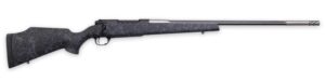 Weatherby MAM01N25RWR6B Mark V Accumark 25 WBY RPM 4+1 24" Spun Stainless w/Graphite Black Cerakote Fluted Threaded Barrel, Graphite Black Cerakote Steel Drilled & Tapped Receiver, Matte Black w/Spide