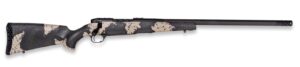 Weatherby MGS01N653WR8B Mark V Backcountry Guide Full Size 6.5-300 WBY Mag 3+1 26" +2" Carbon Fiber BSF Threaded Barrel, Graphite Black Cerakote Steel Drilled & Tapped Receiver, Black w/Olive Green &