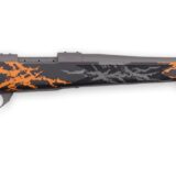 Weatherby VYH222RR2B Vanguard Hunter Compact 22-250 Rem 4+1 20" + 2" Tungsten Cerakote Threaded Barrel, Tungsten Cerakote Drilled & Tapped Receiver, Black w/Gray & Orange Accents Monte Carlo Polymer S