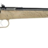 Crickett KSA2343 My First Rifle Gen2 22 LR 1rd 16.13" Blued Single Shot Barrel, Drilled & Tapped Receiver, Tan w/Black Webbing Fixed Synthetic Stock