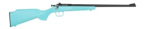 Crickett KSA2346 My First Rifle Gen2 22 LR 1rd 16.10" Blued Single Shot Barrel, Drilled & Tapped Receiver, Blue w/Gold Webbing Fixed Synthetic Stock