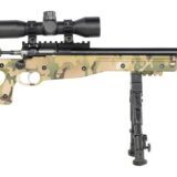 Crickett KSA2147 Precision Gen2 22 LR 1rd Blued Threaded Bull Barrel, Drilled & Tapped Receiver, MultiCam Skeletonized Synthetic Stock